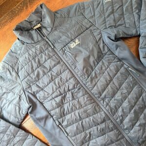 Jack Wolfskin Jacket Mens XL Gray Microguard Superloft Ecosphere Insulated